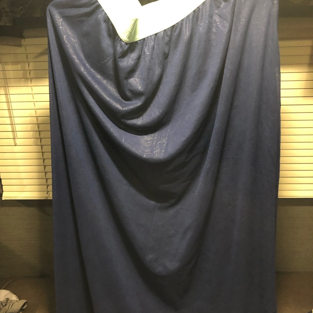 EC XL Navy Lucy Maxi Skirt by Lularoe